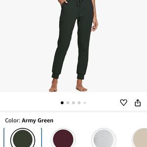 Women's Army Green Jogger Pants